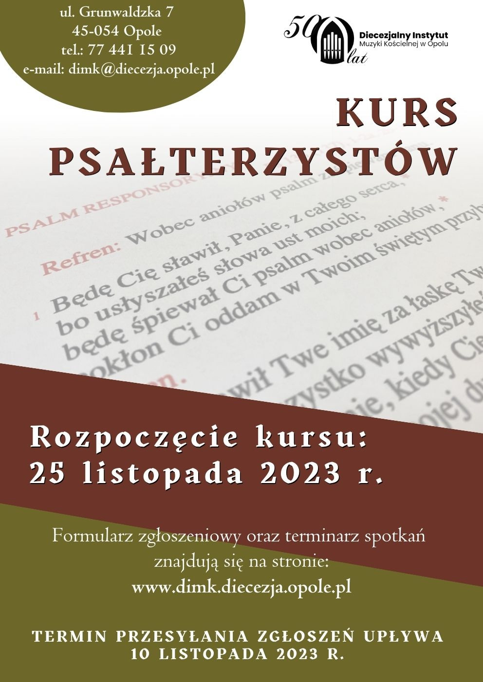 8 Kurs Psałterzystów