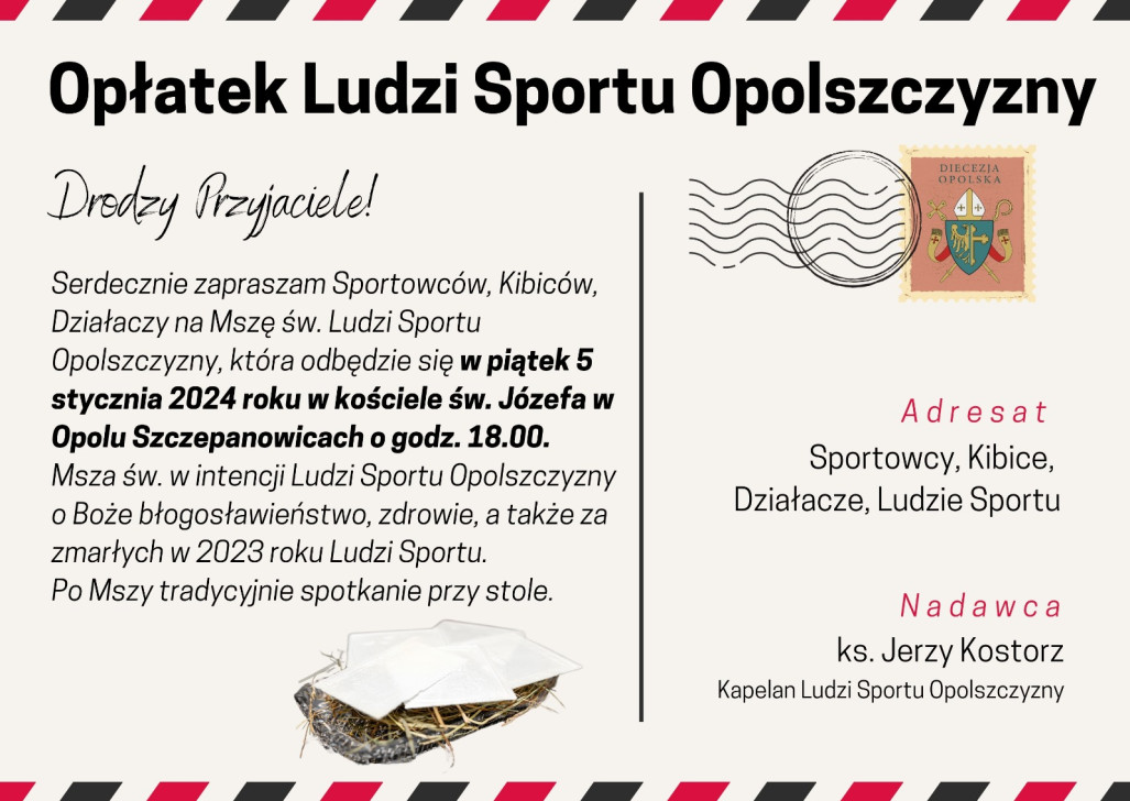 opłatek ludzi sportu